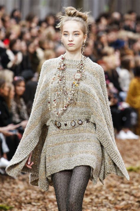 chanel 2018 runway earrings|chanel fall dresses.